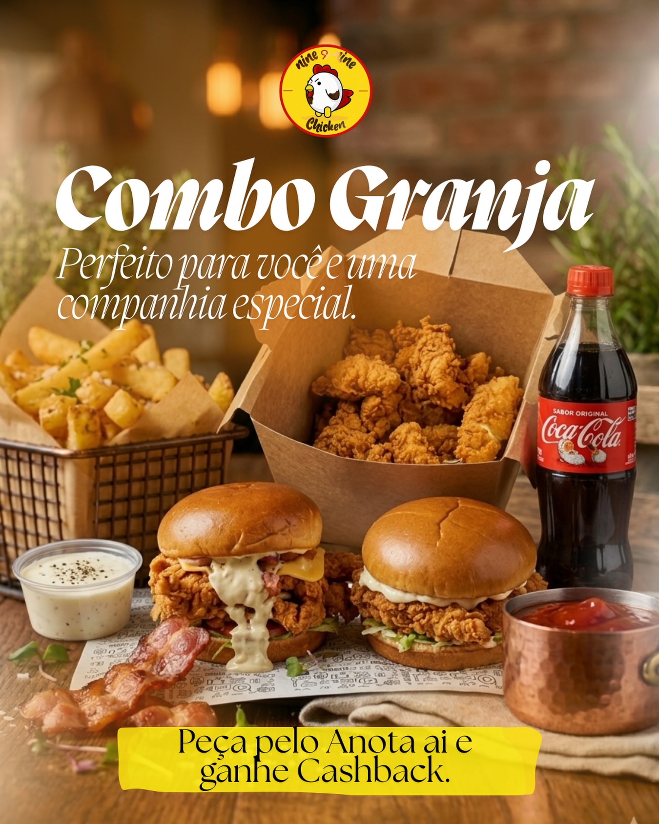 99 Chicken Facebook ad: 99 Chicken | Delivery em Amparo | Pedido online