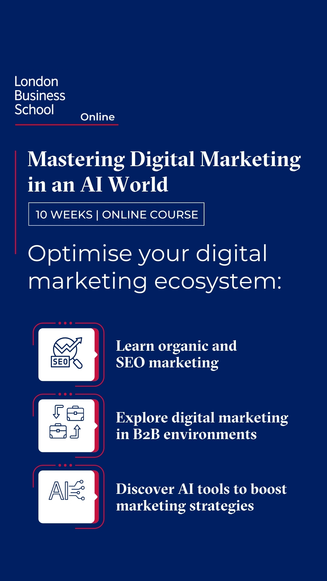 London Business School Facebook ad