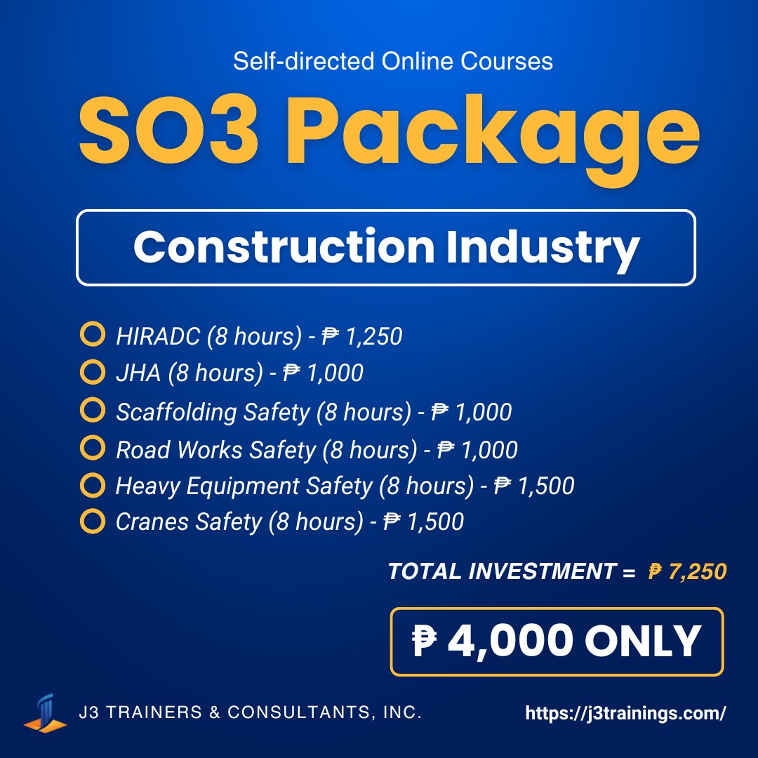 J3 Trainers and Consultants, Inc. Facebook ad