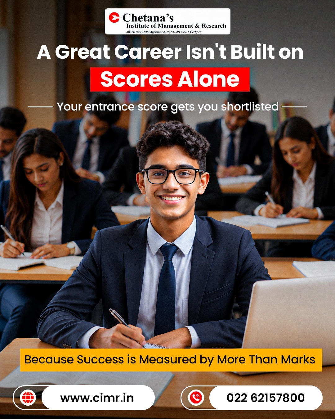 Chetana's Institutes of Management & Research Facebook ad from Jul 21, 2026