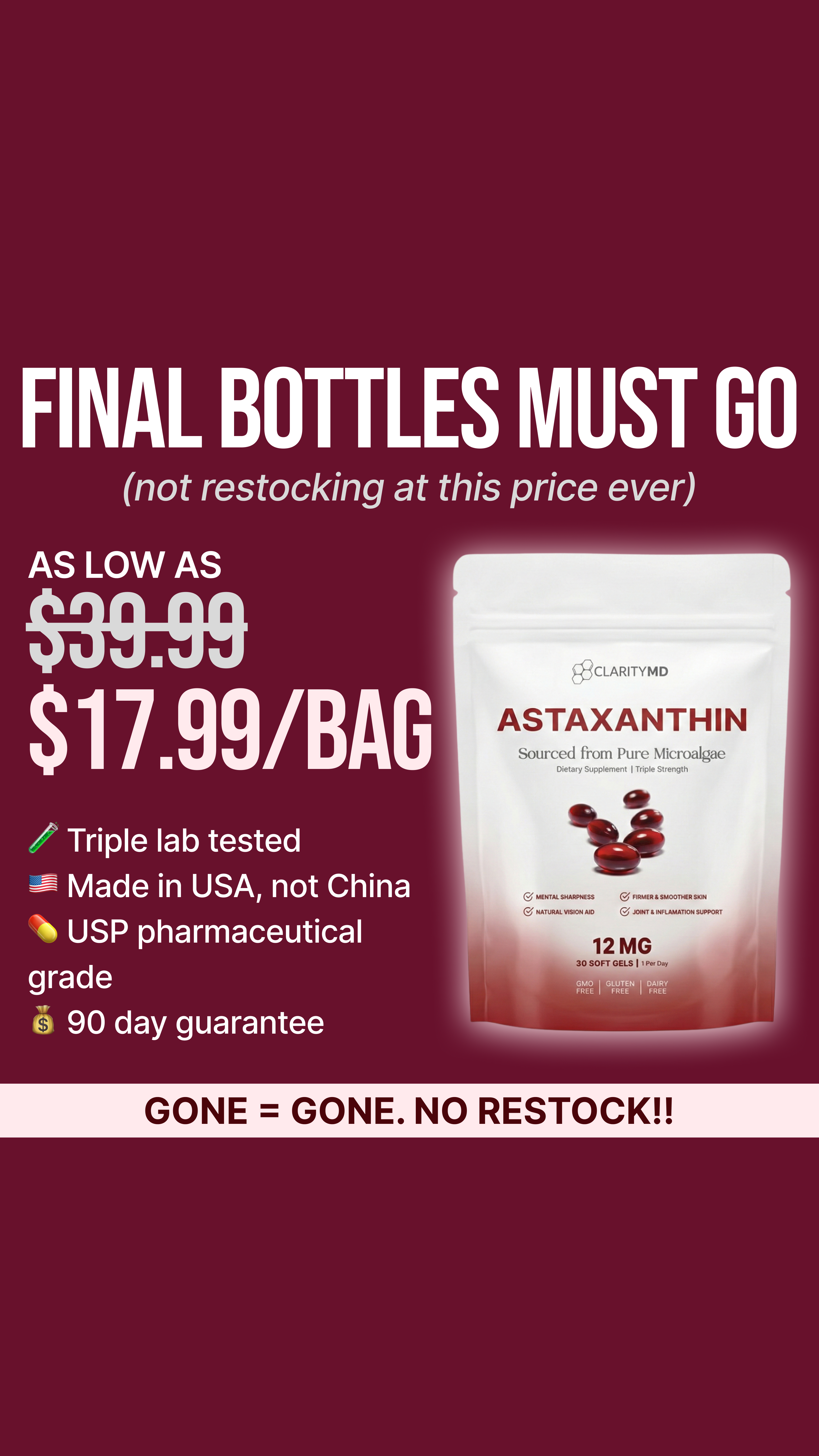 Clarity MD Facebook ad