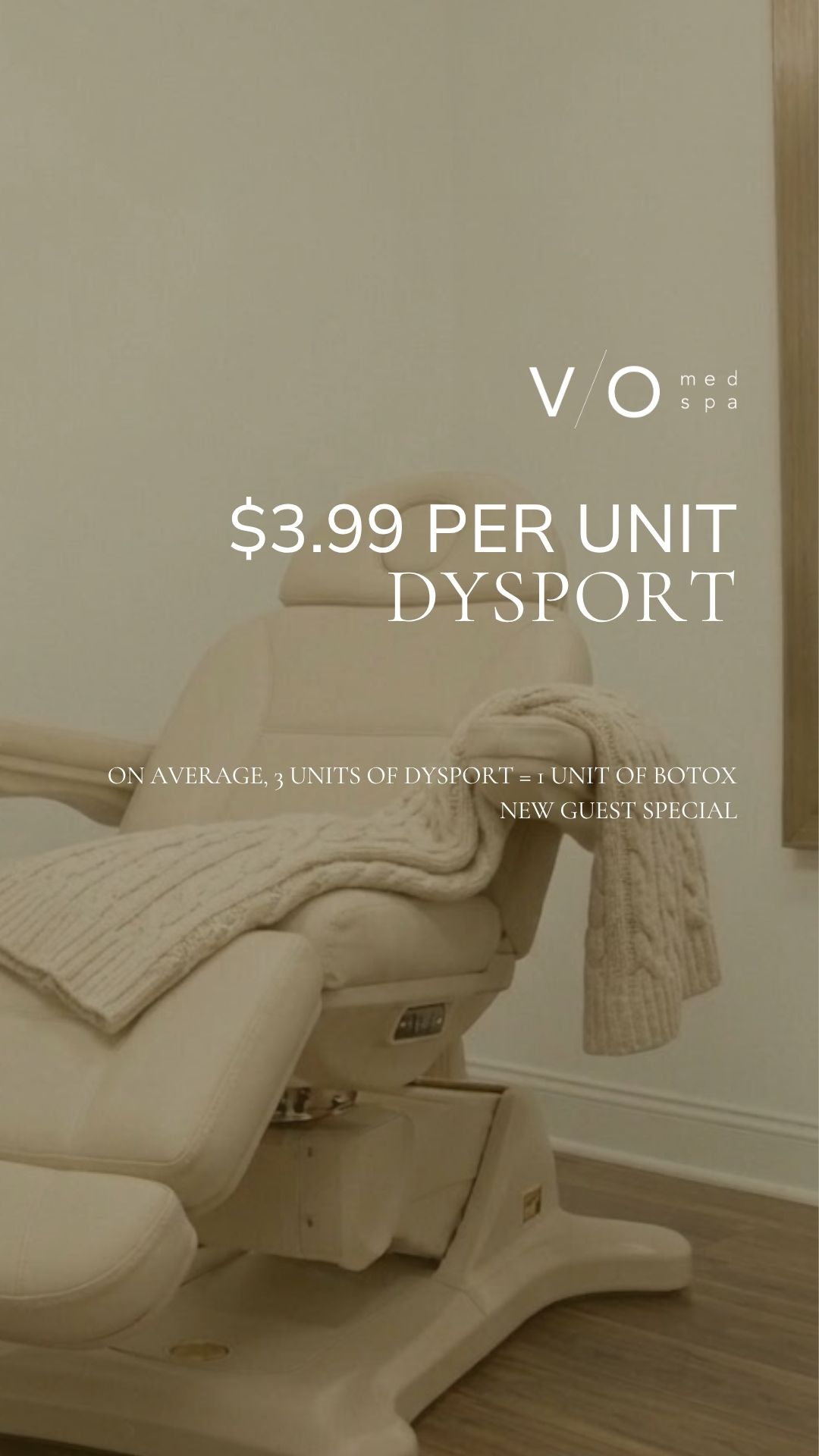 VIO Med Spa Huntersville Facebook ad: Refined for $3.99/Unit