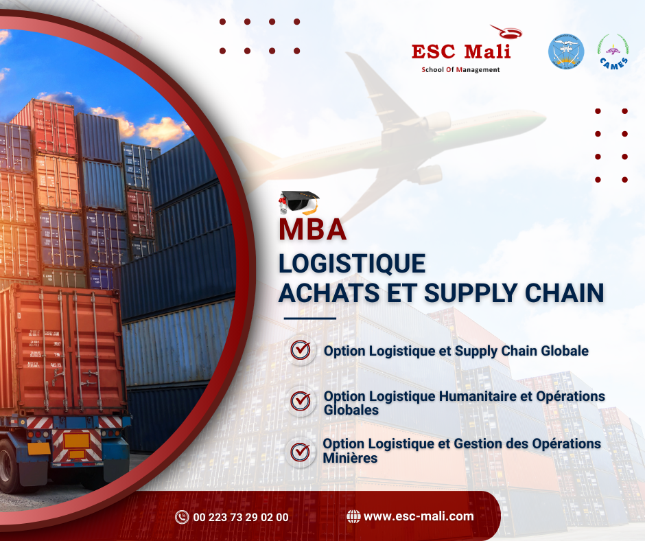 ESC Mali School Of Management Facebook ad: MBA - 2ᵉ RENTRÉE 2025 -2026