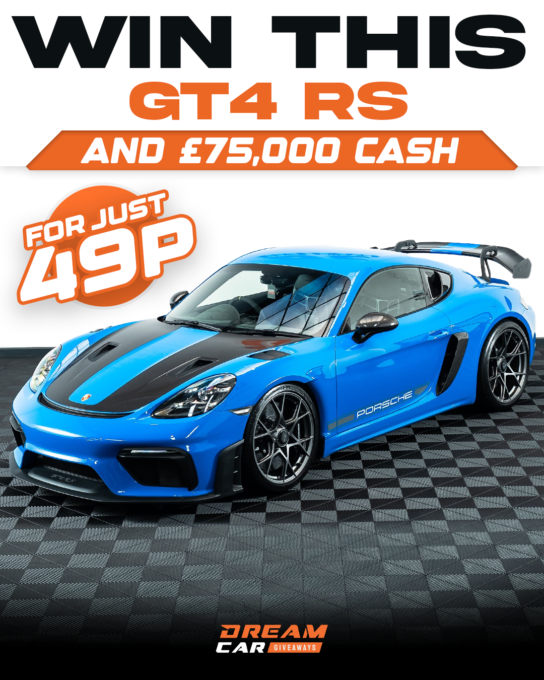 Dream Car Giveaways Facebook ad