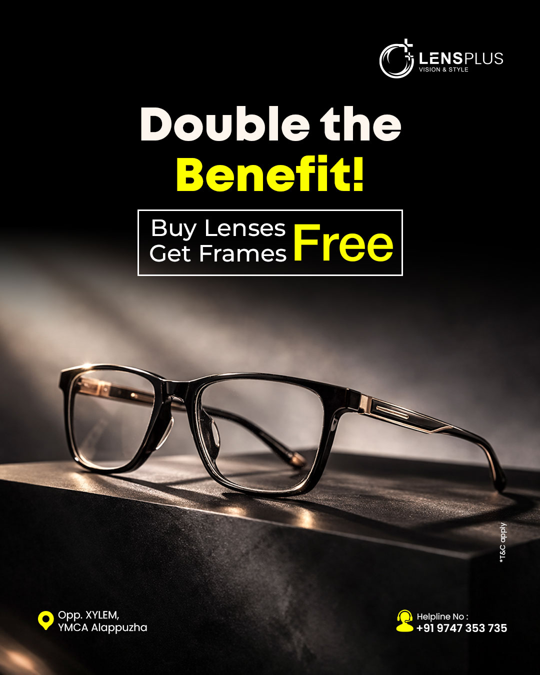 LENSPLUSAlpy Facebook ad: Double the style.