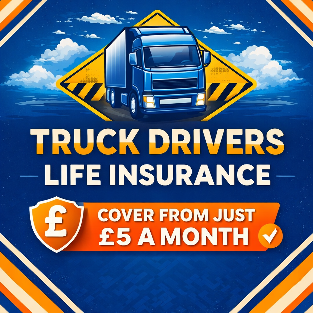 Transport Workers Financial Facebook ad: Truck Driver Life Insurance from £5/Month