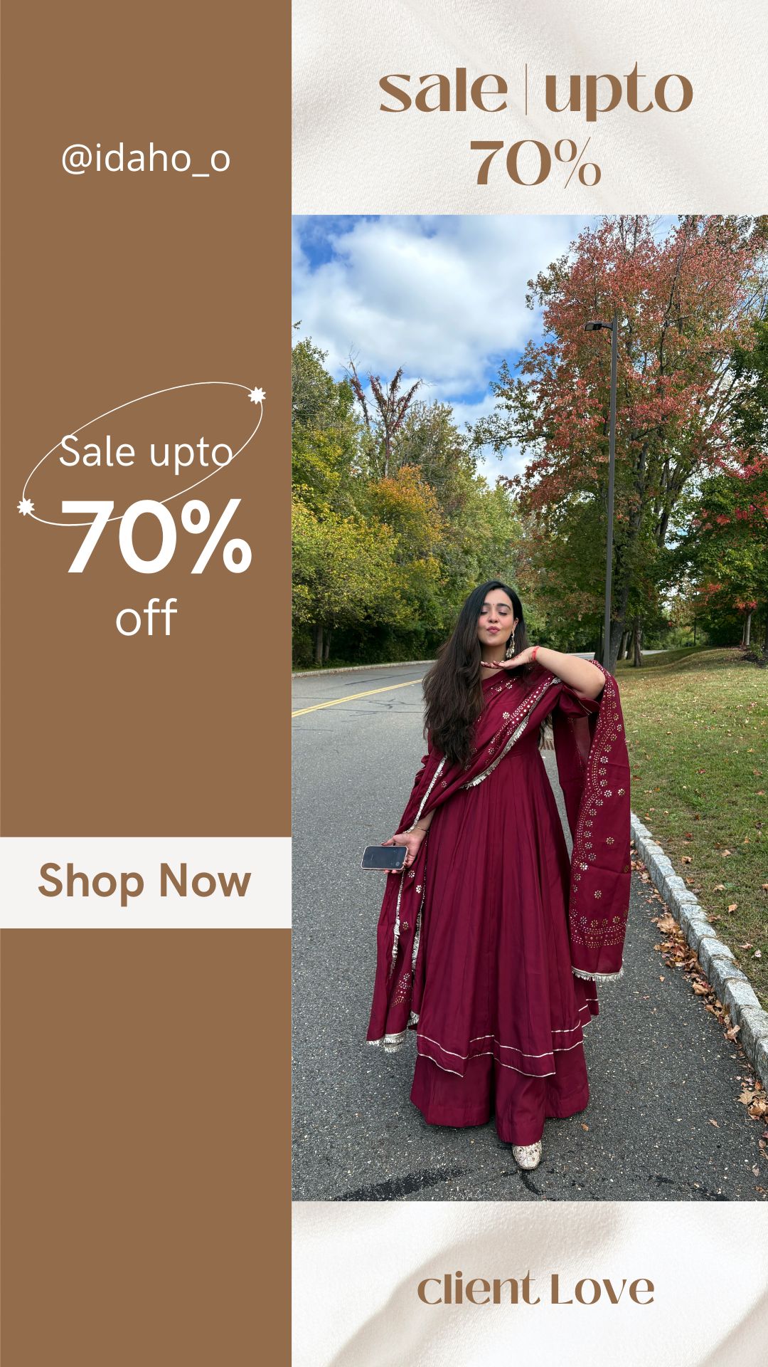 Idaho clothing Facebook ad