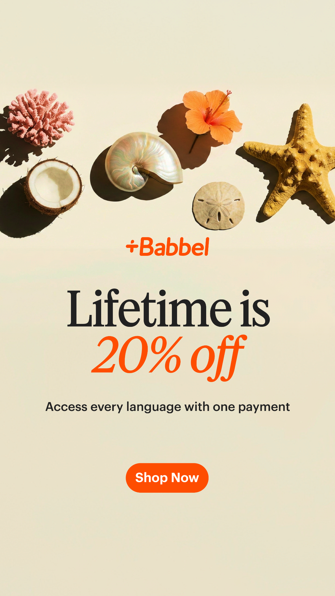Babbel Facebook ad