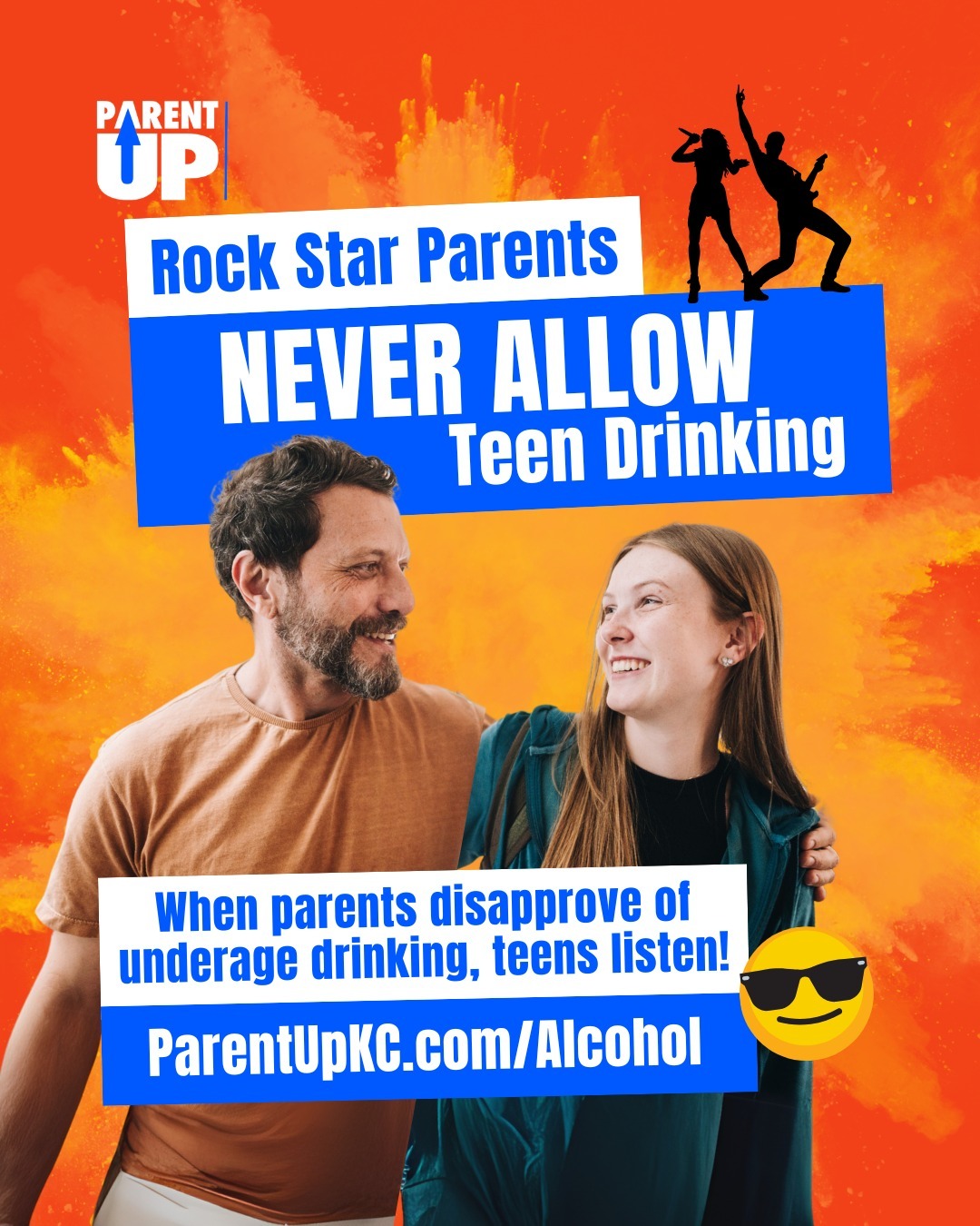 Parent Up Facebook ad: Alcohol, Parent UP KC