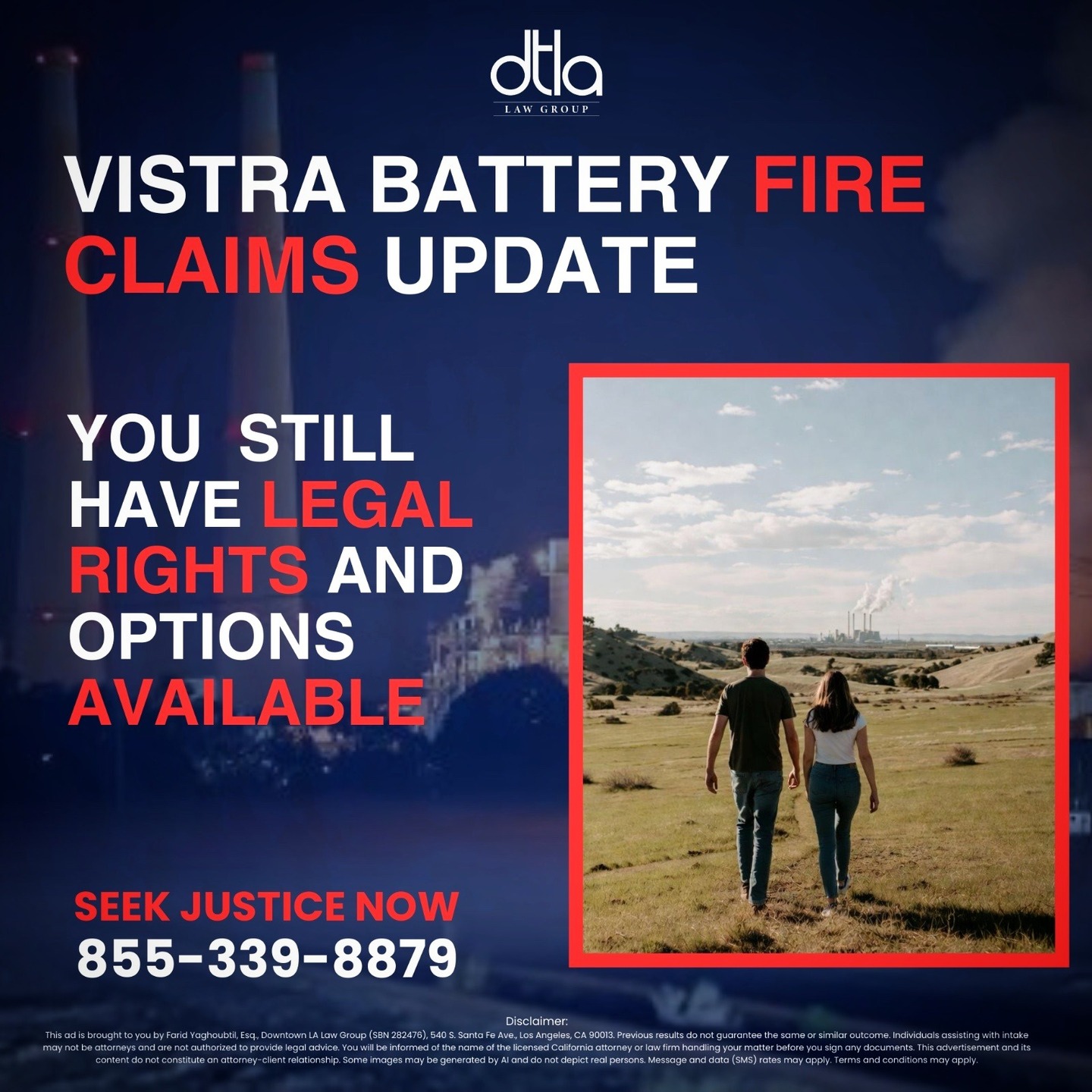 Downtown L.A. Law Group Facebook ad