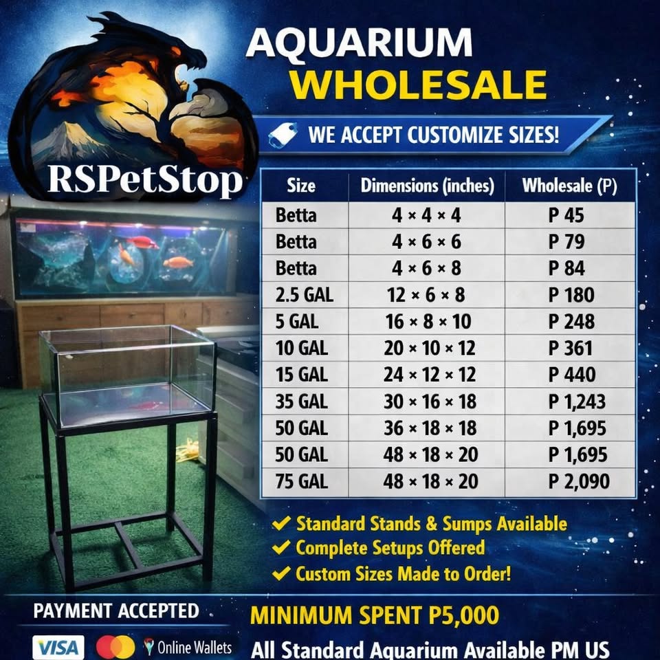RS Pet Stop Facebook ad: WHOLESALES PRICES