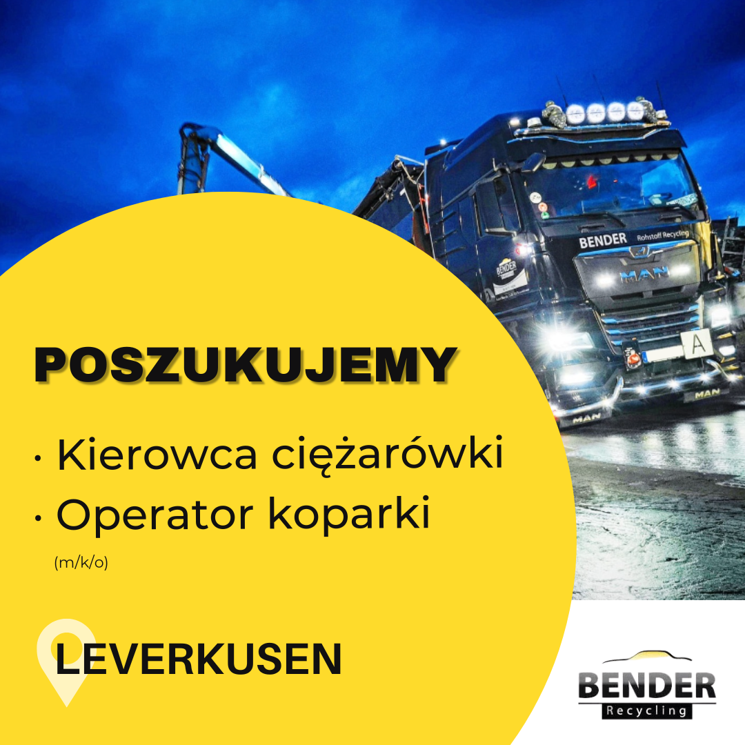 Mehr-Kraftfahrer.de Facebook ad: Poszukujemy pracownika (płci dowolnej) w Leverkusen!