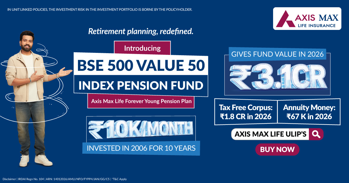 Axis Max Life Insurance Facebook ad