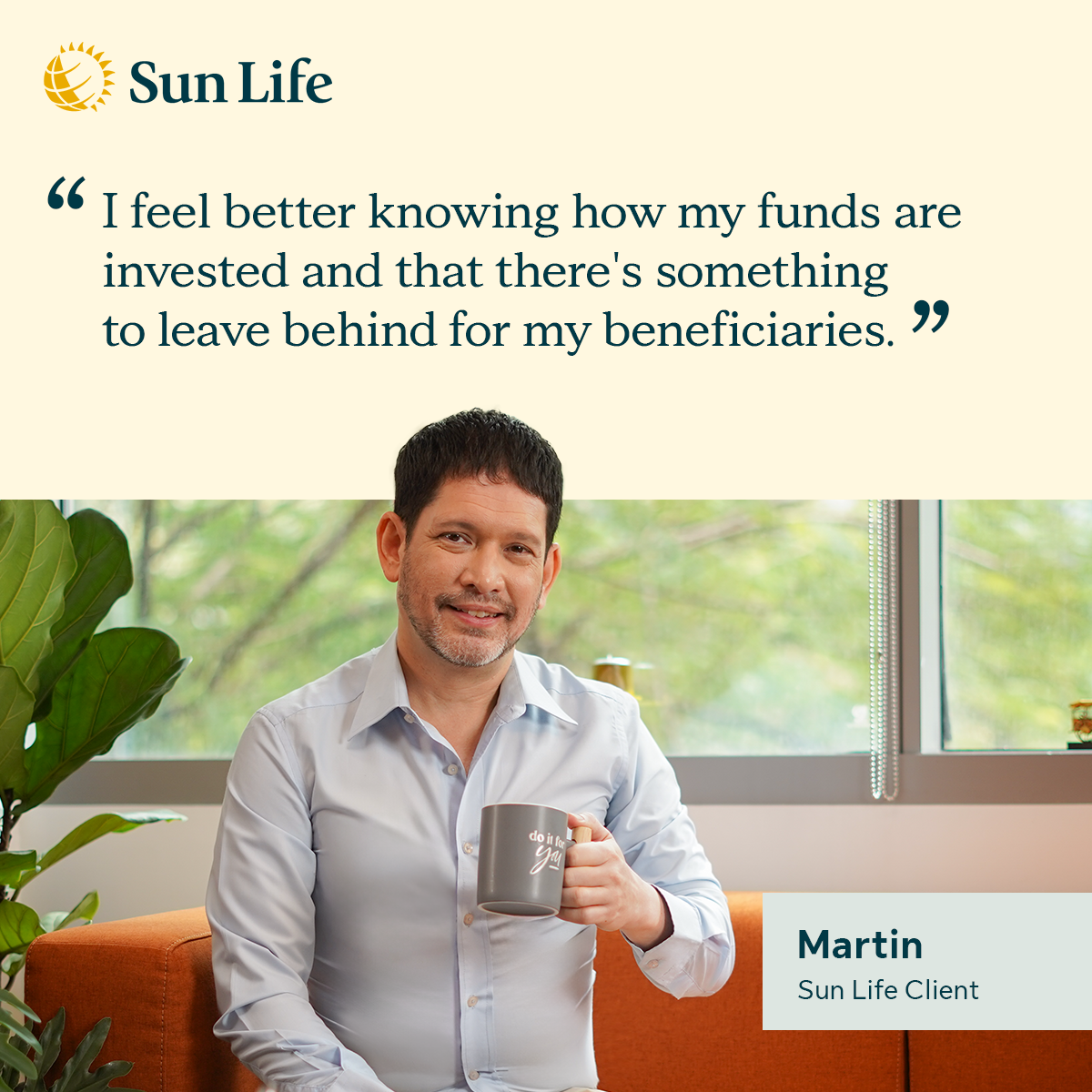 Sun Life Philippines Facebook ad: Secure your legacy