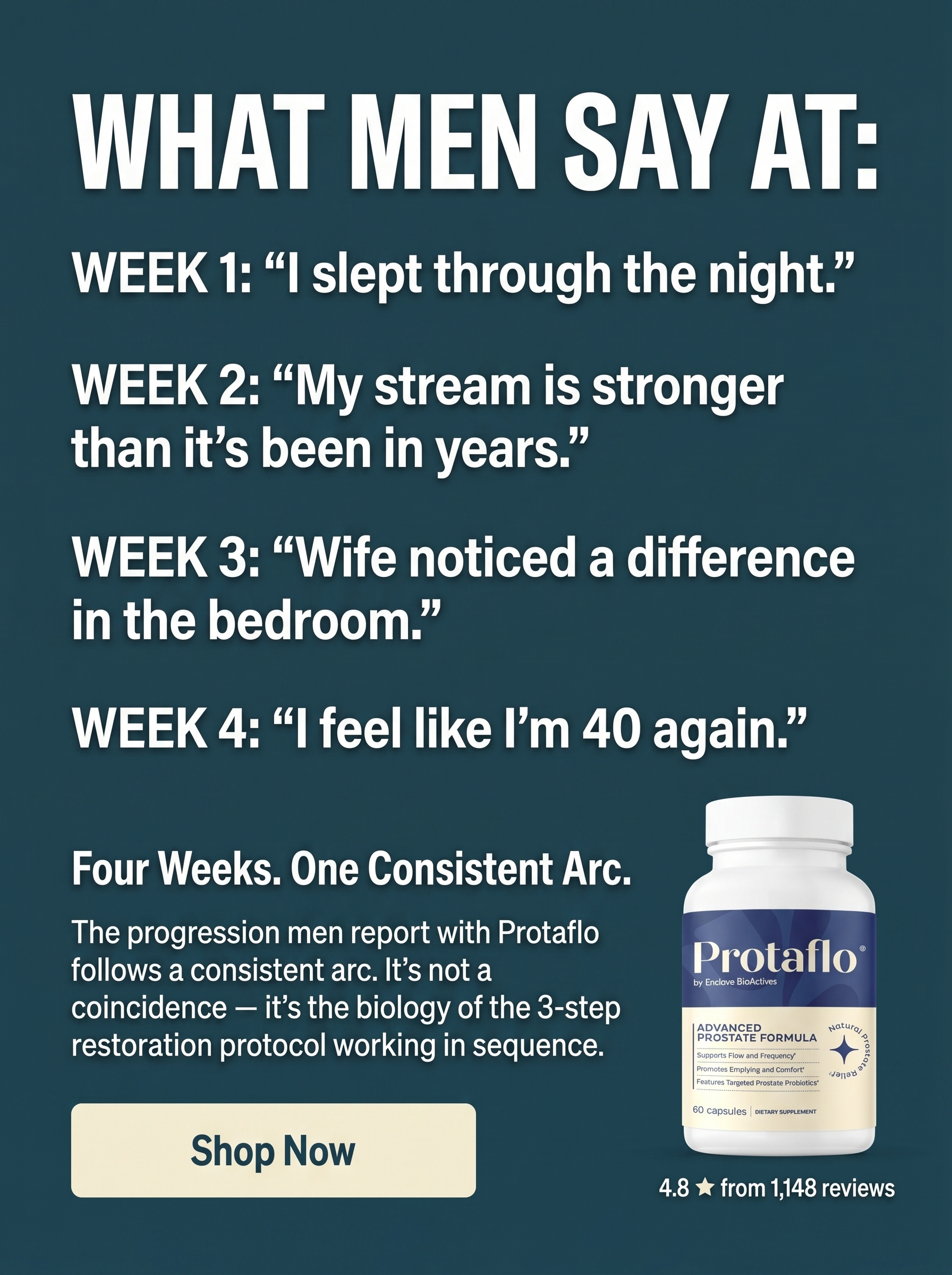 Protaflo Facebook ad