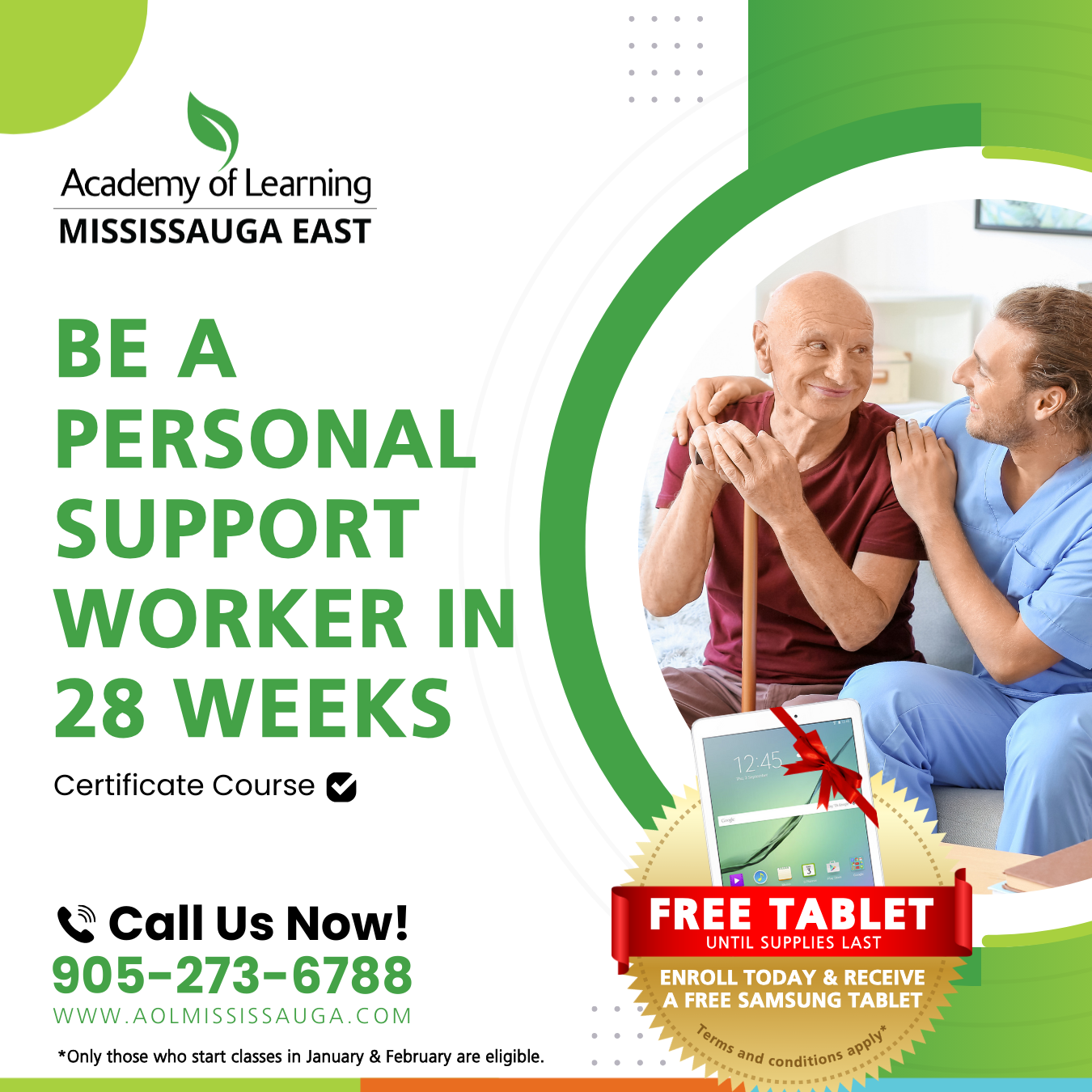 Academy of Learning Career College, Mississauga Facebook ad