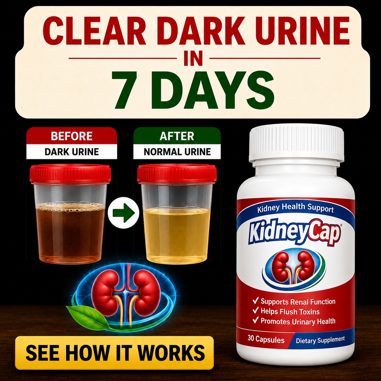 Wellness Hope Facebook ad: DON'T WAIT UNTIL YOUR KIDNEYS FORCE YOU TO PAY ATTENTION.PAY