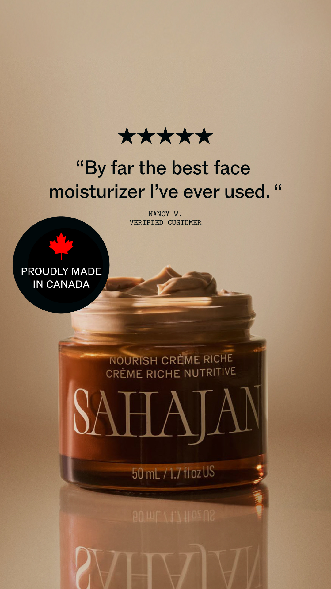Sahajan Skincare Facebook ad