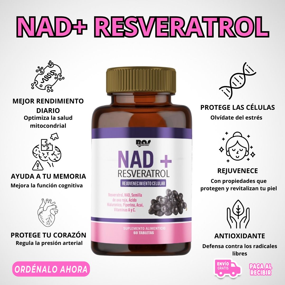 NAD + Resveratrol CD Juárez Facebook ad: El secreto que muchos usan para verse y…