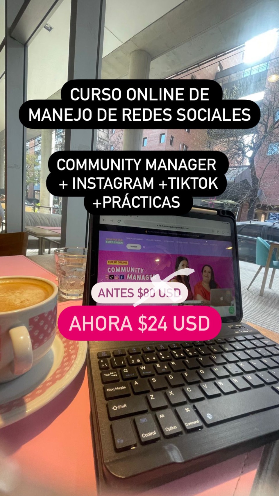 Mujeres que Emprenden Facebook ad