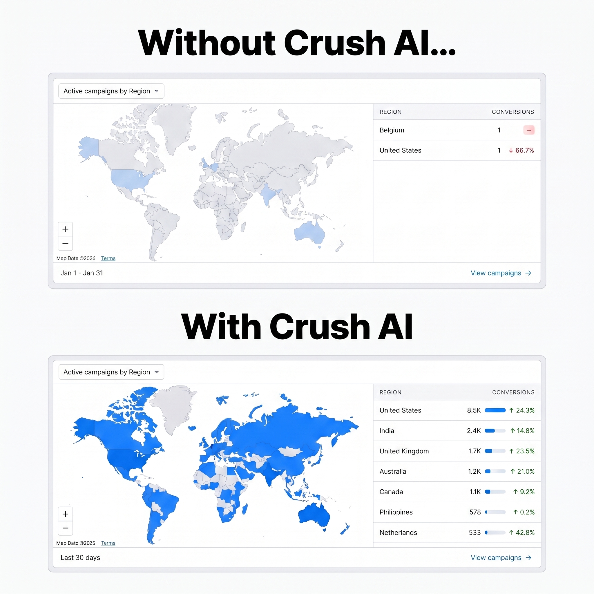 trycrush.ai Facebook ad