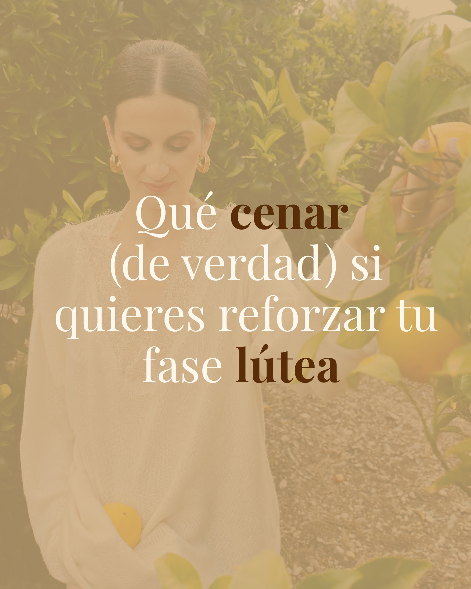 Sabors Nutrició Facebook ad: Tu fase lútea no necesita cenas milagrosas, necesita…