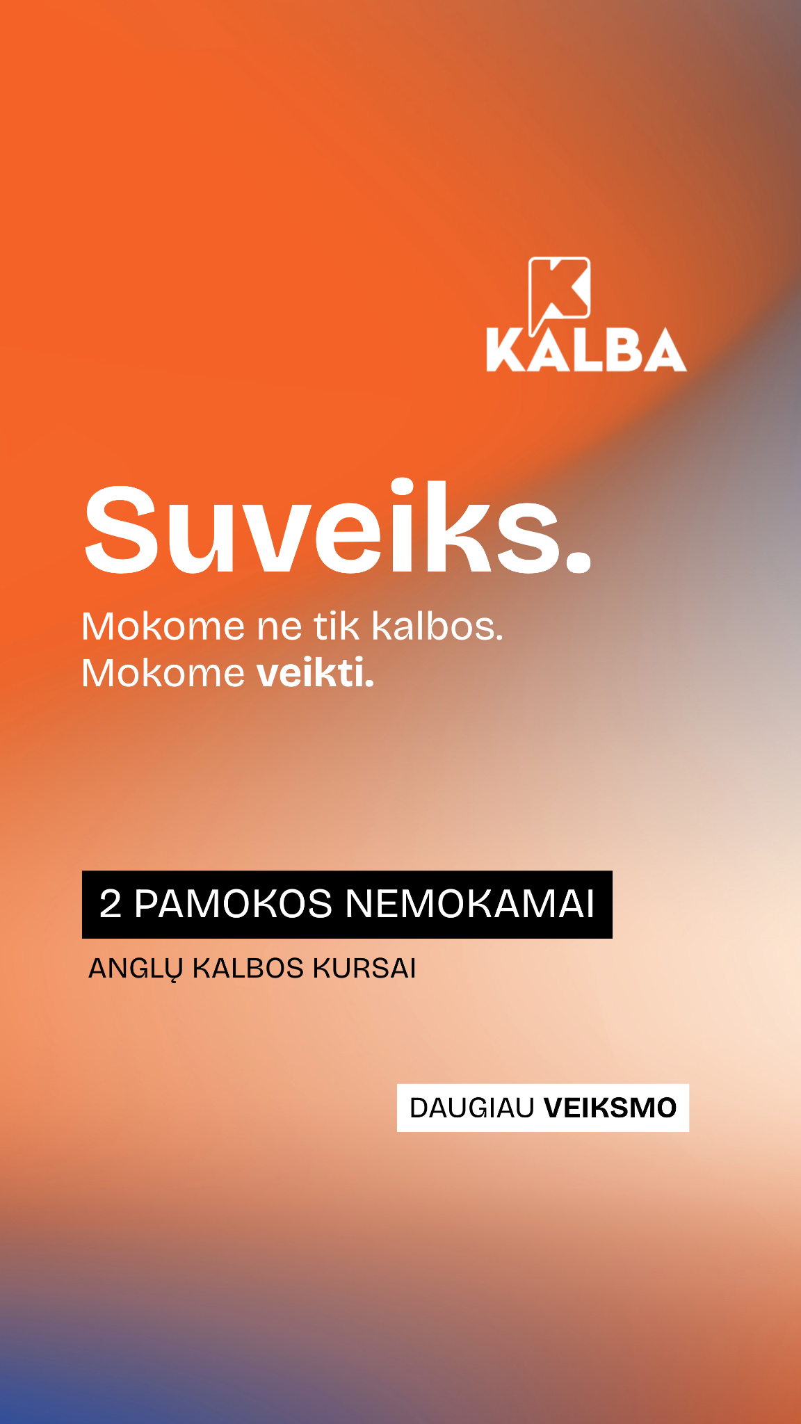 Kalba.Lt Facebook ad
