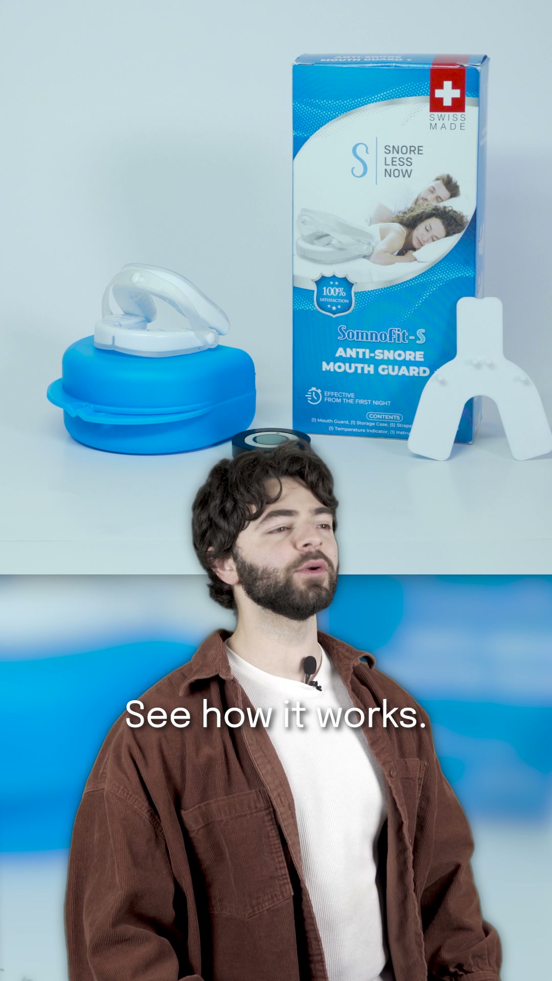 SnoreLessNow Facebook ad: Stops Snoring in 9 out of 10 Users
