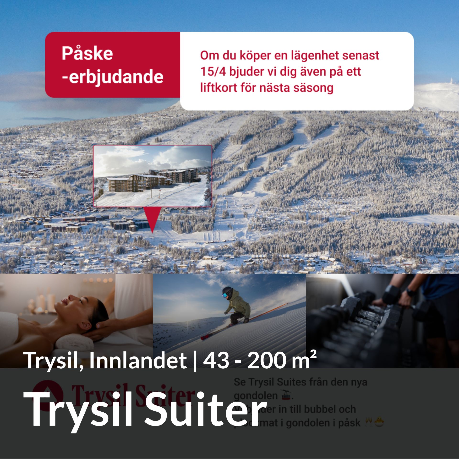 Trysil Suiter Facebook ad: Intresseanmälan