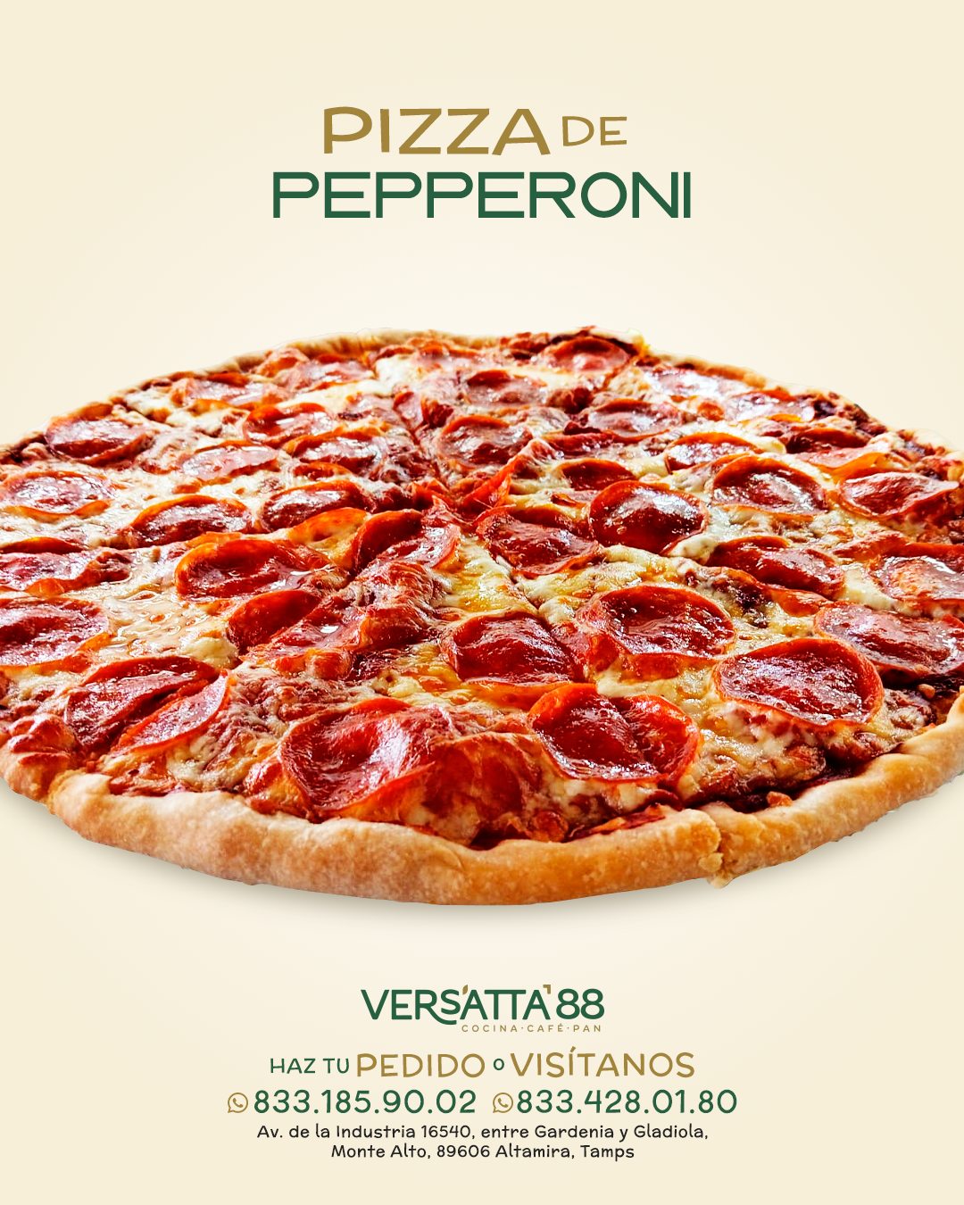 Versatta 88 Restaurante, Cafetería,  Panadería Facebook ad