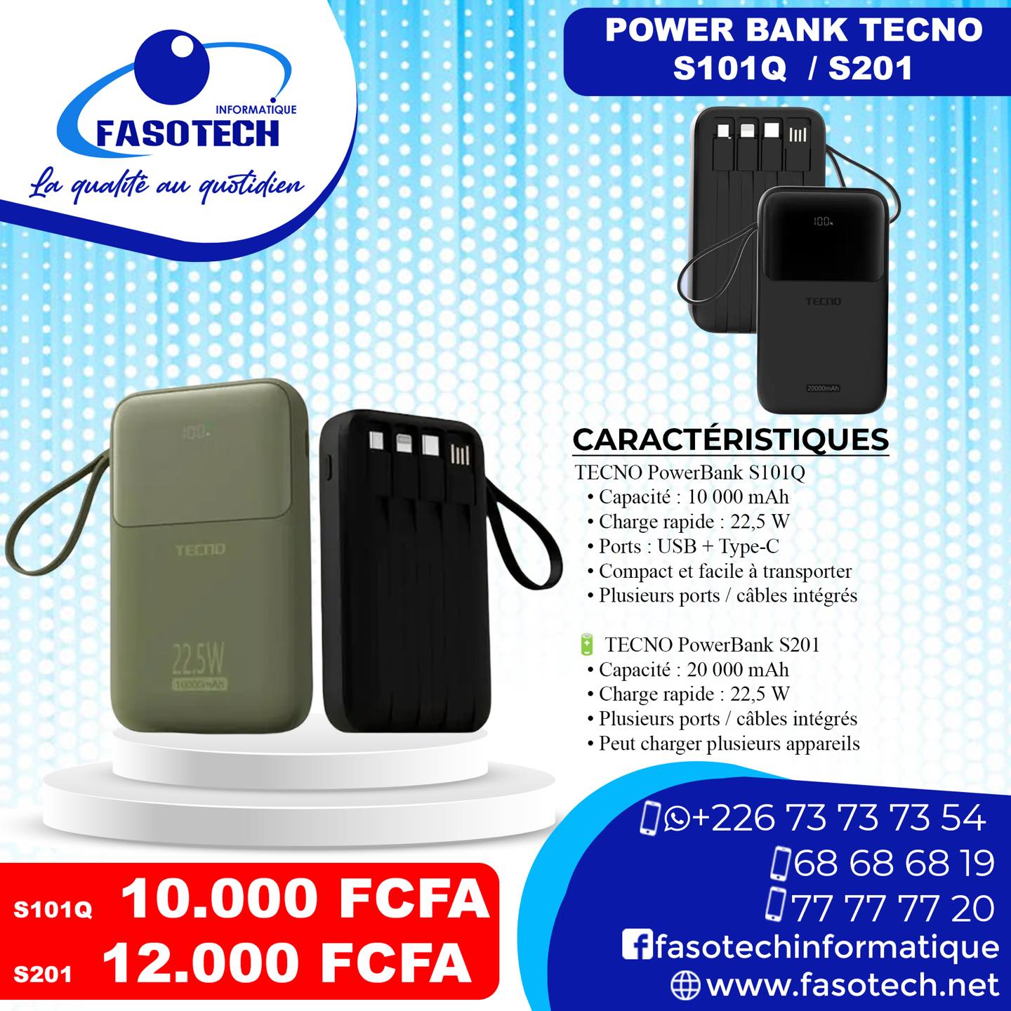 Fasotech Facebook ad