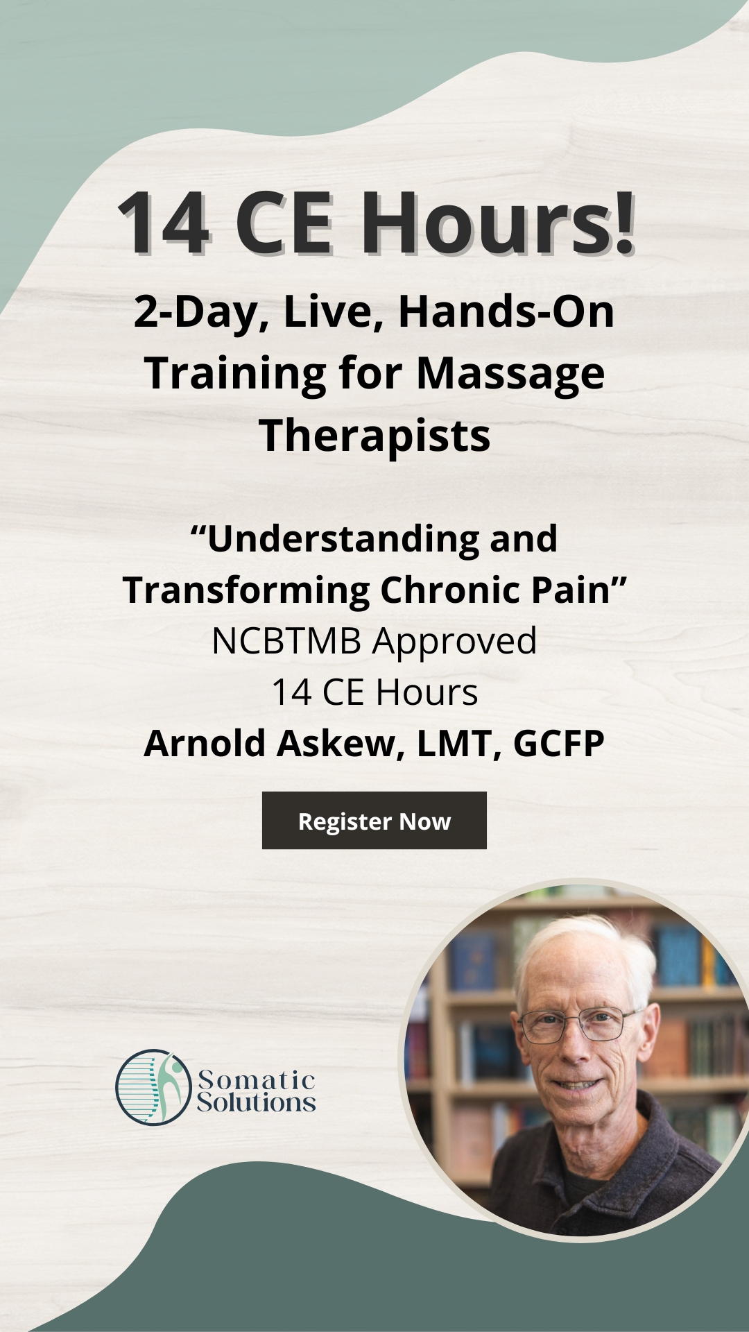 Arnold Askew, LMT, GCFP - Somatic Solutions Facebook ad