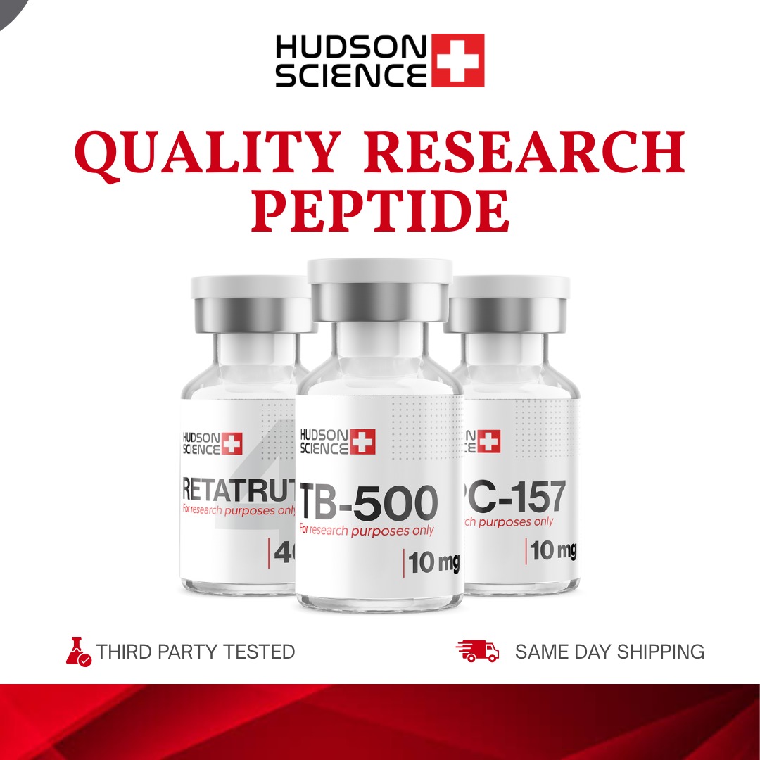 Hudson Science Facebook ad: Peptides That Deliver Real Results