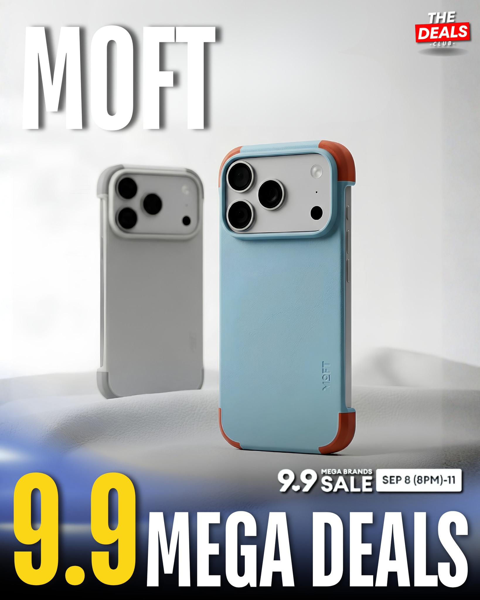 The Deals Club Facebook ad: MOFT 9.9 Tech Accessories!