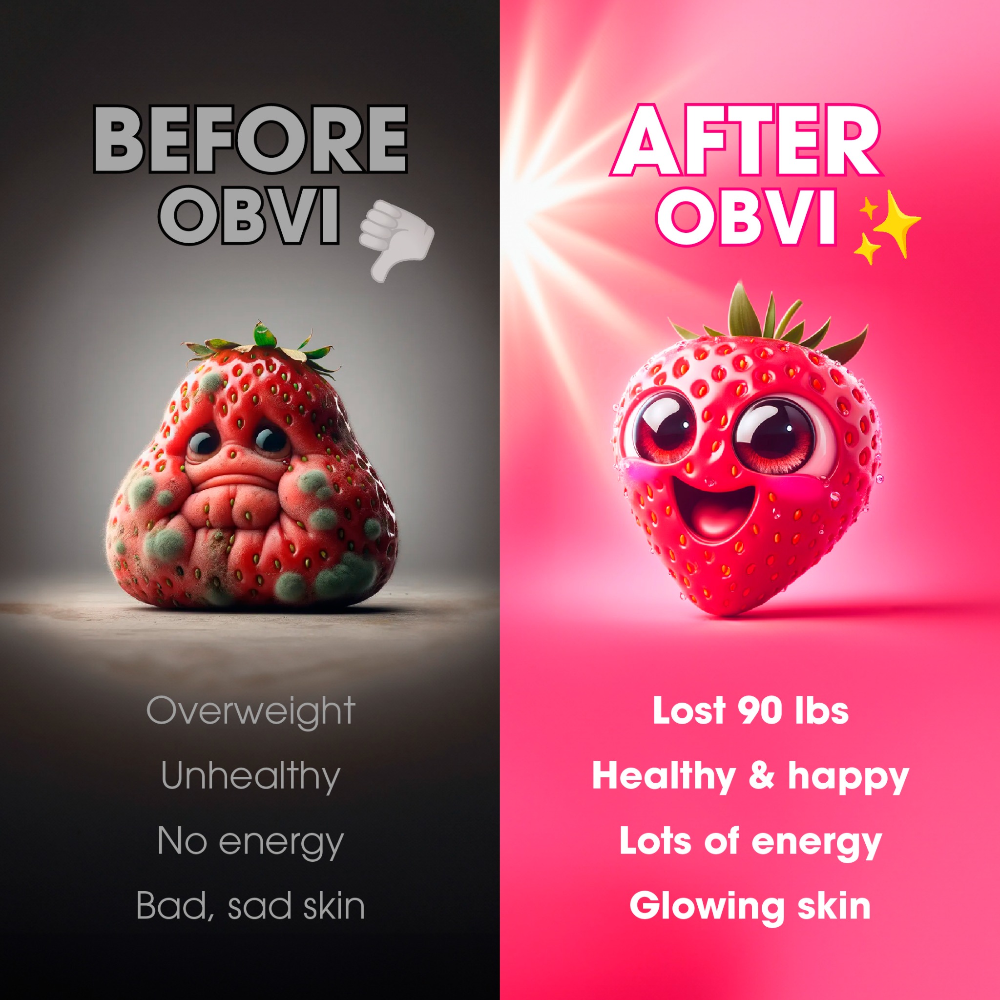 Obvi Health Facebook ad