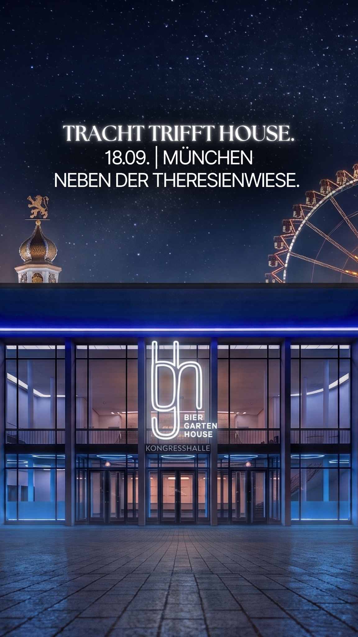 Biergarten House Facebook ad: Tickets für Biergarten House Pre-Opening @ Wiesnclub am…