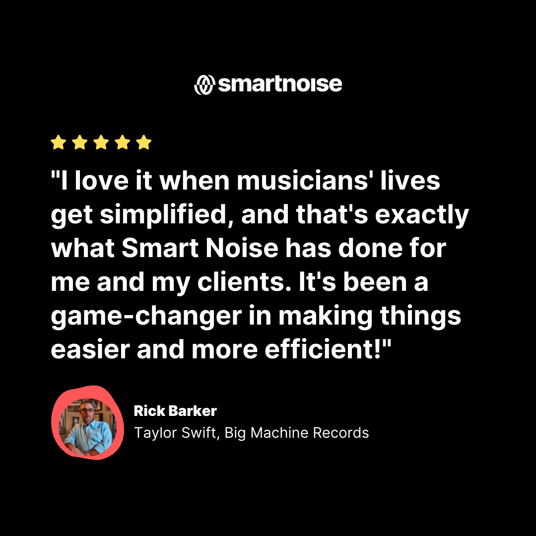 Smart Noise Facebook ad: Attention Record Labels & Artist Managers!
