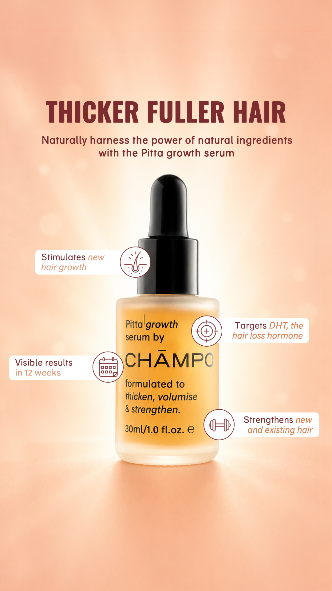 Chāmpo Haircare Facebook ad