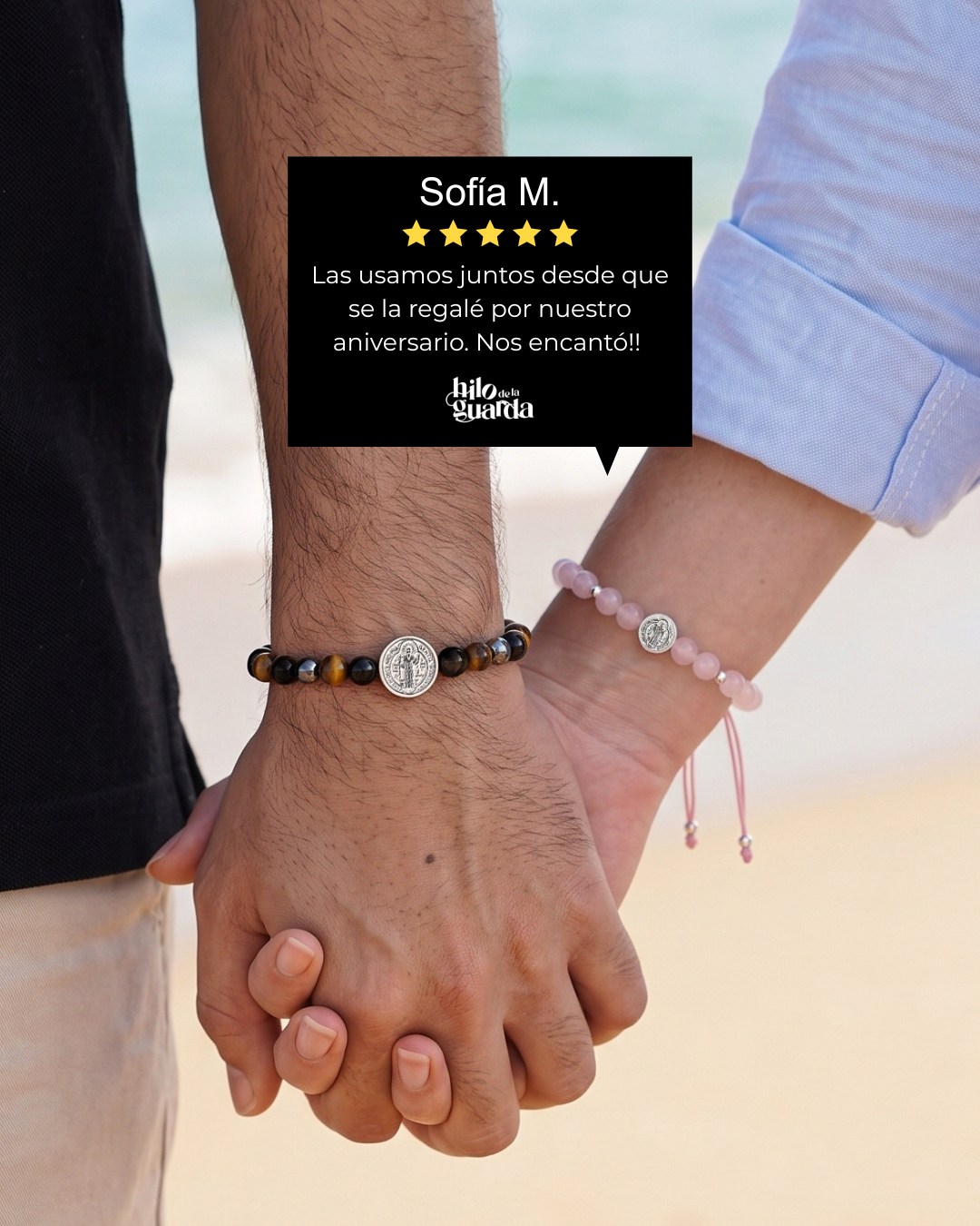 Hilo de la guarda Facebook ad: El regalo que los cuida a los dos.