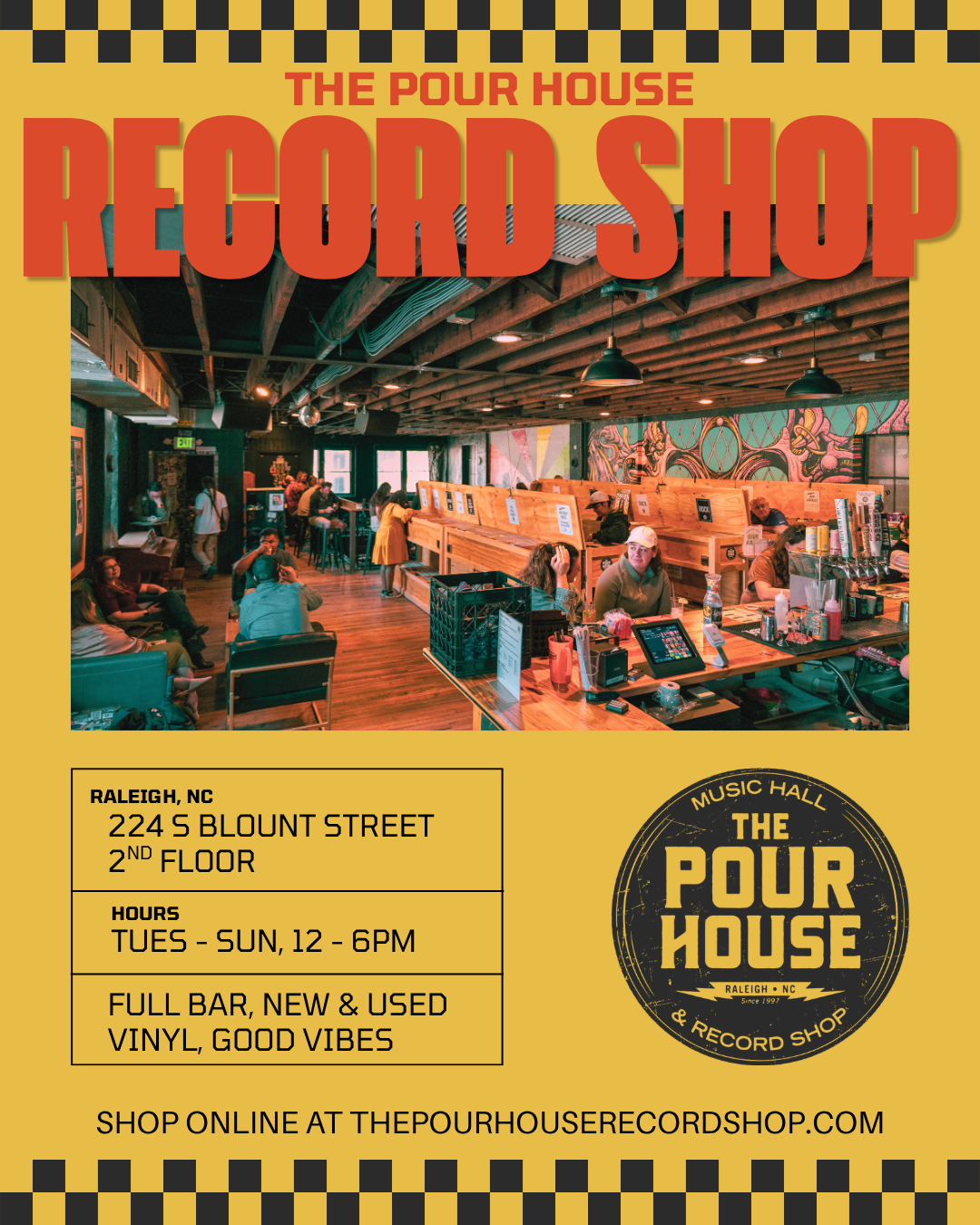 The Pour House Music Hall & Record Shop Facebook ad