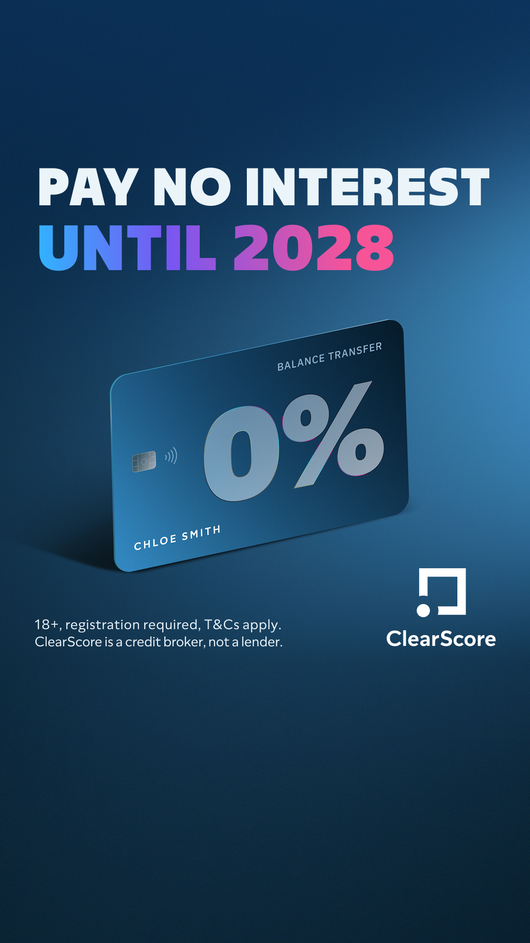 ClearScore Facebook ad