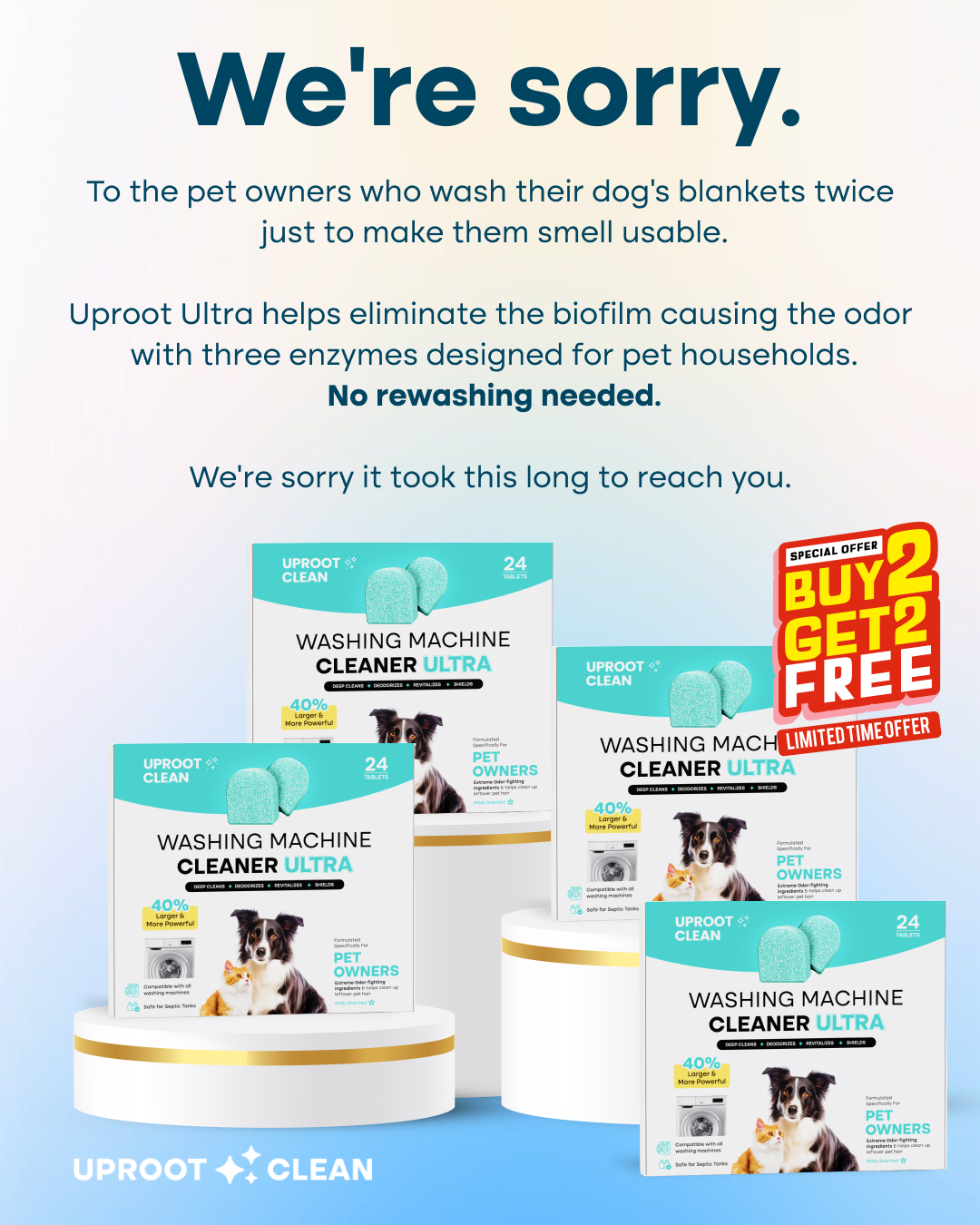 Uproot Clean Facebook ad