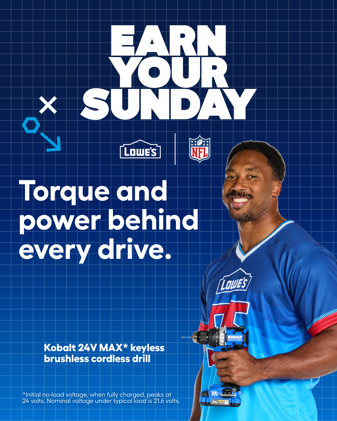 Lowe's Home Improvement Facebook ad: Finish strong.