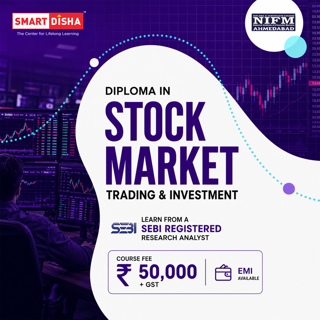 Smart Disha Academy Facebook ad: Trade with confidence.