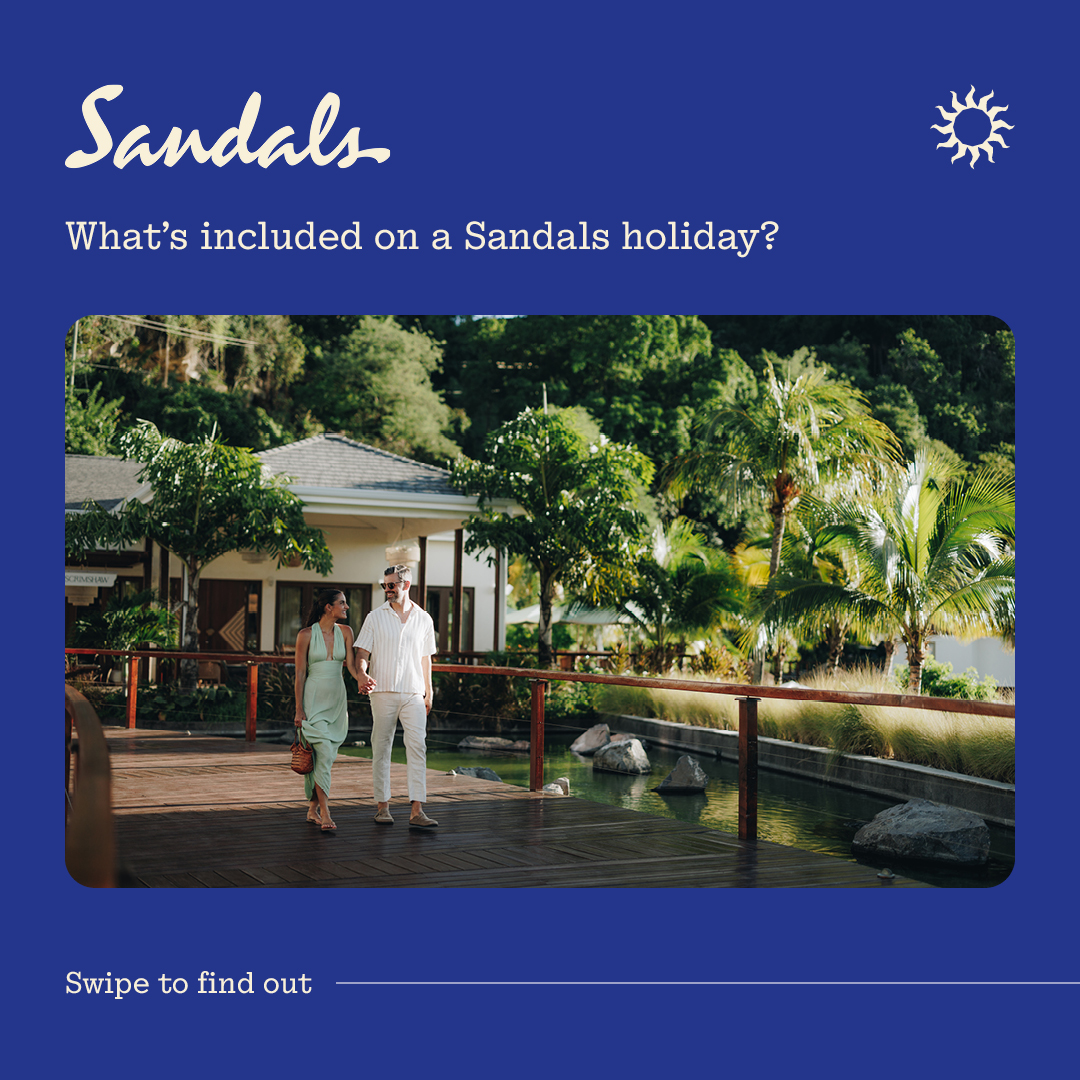 Sandals Resorts UK Facebook ad