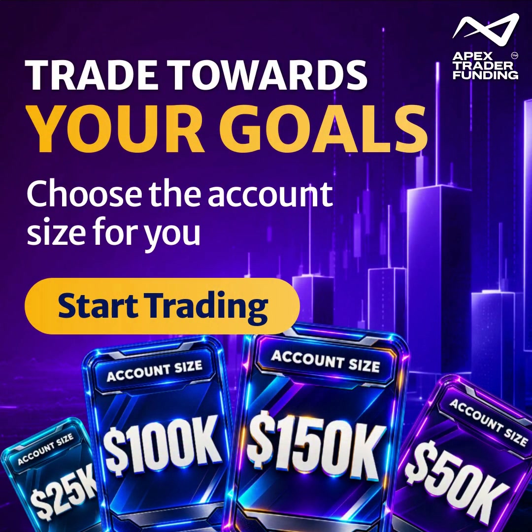Apex Trader Funding Facebook ad: Rigid Rules Holding You Back? Trade Your Way with Apex.