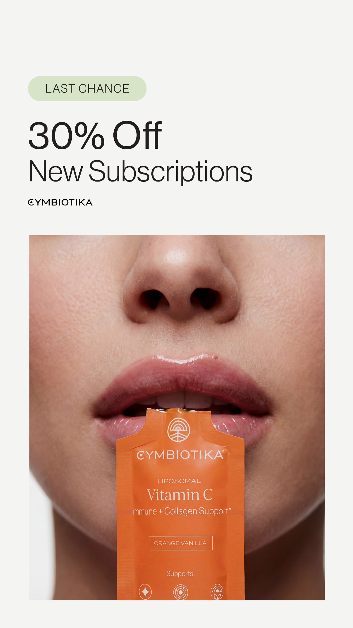 Cymbiotika Facebook ad