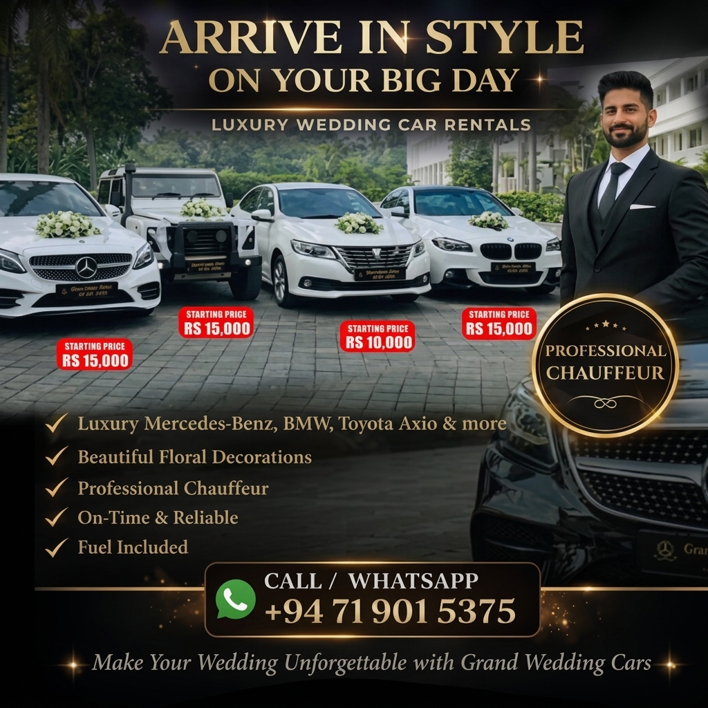 Grand Wedding Cars Facebook ad
