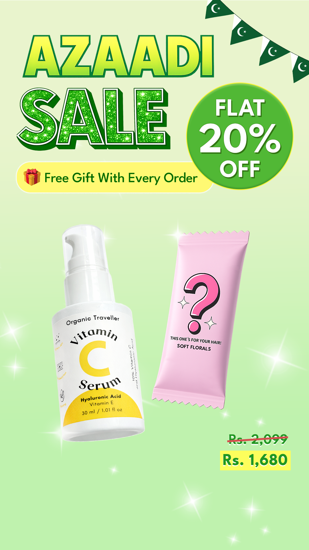 Organic Traveller - Skincare Facebook ad