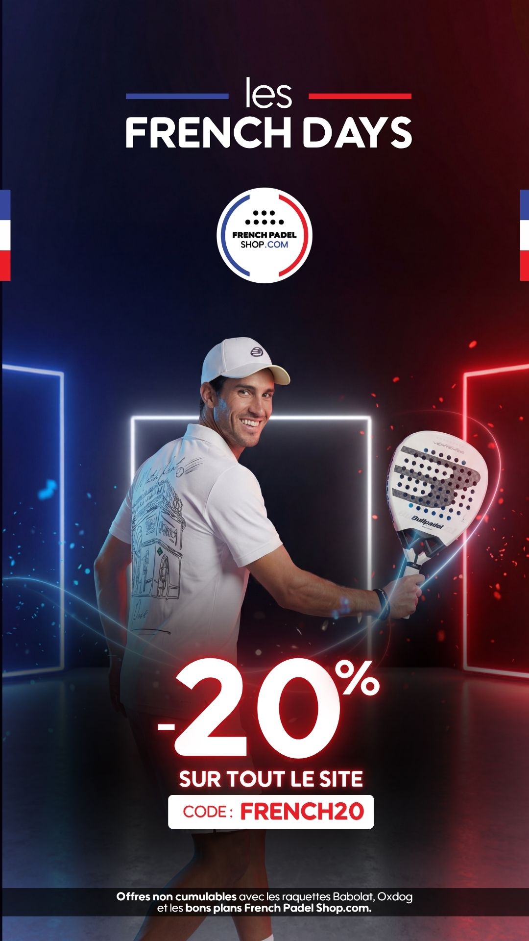 French Padel Shop Facebook ad from Apr 29, 2026